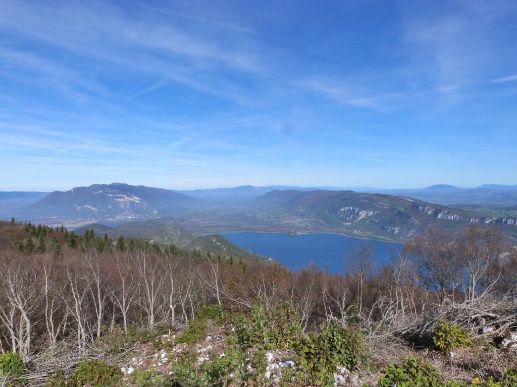 le Lac du Bourget   depuis le Mont Charvaz